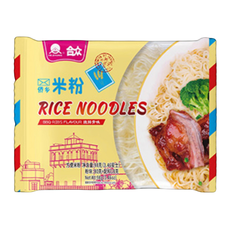 fideos-arroz-costilla-bbq